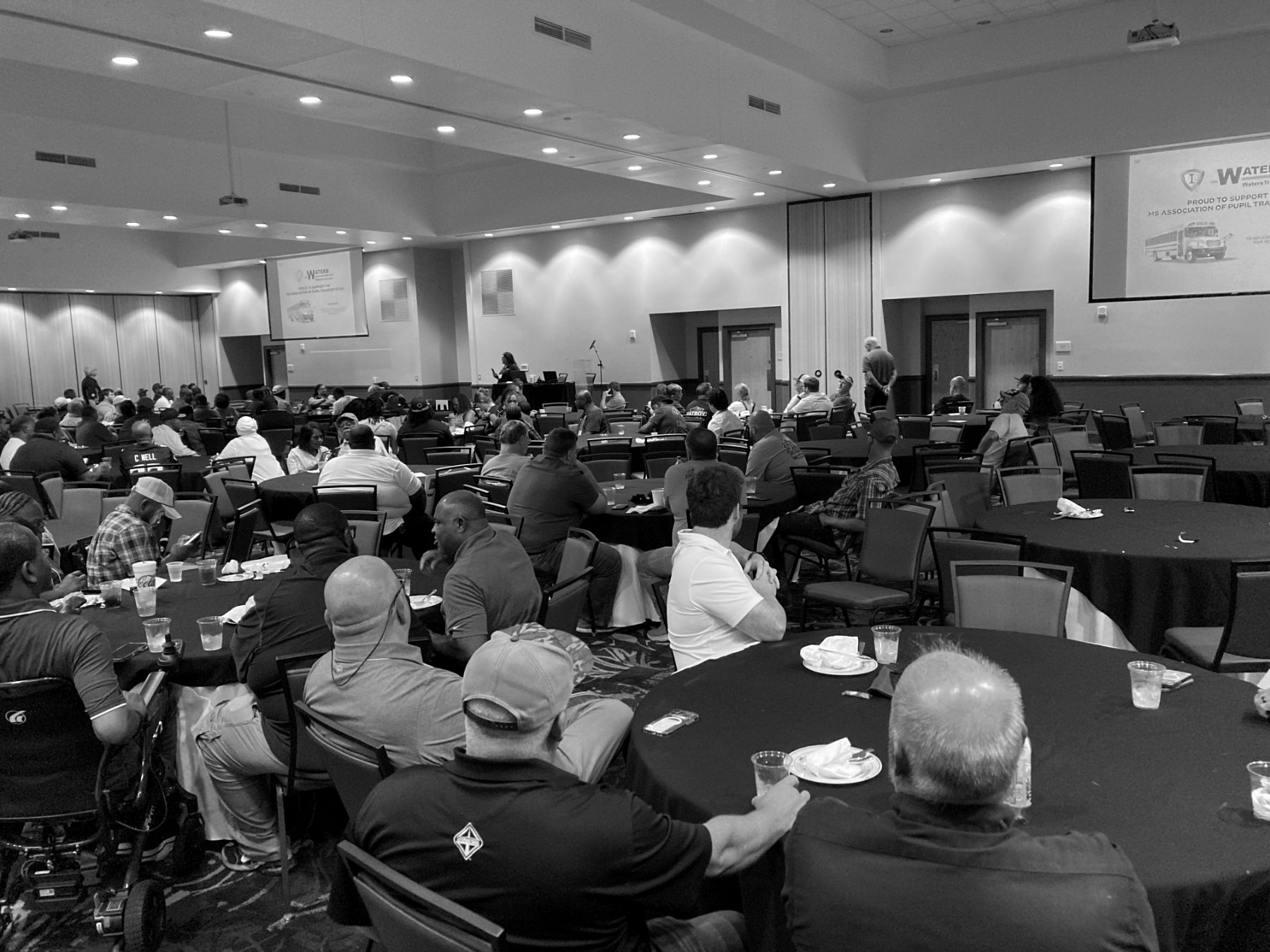 General session in the conference center ballroom